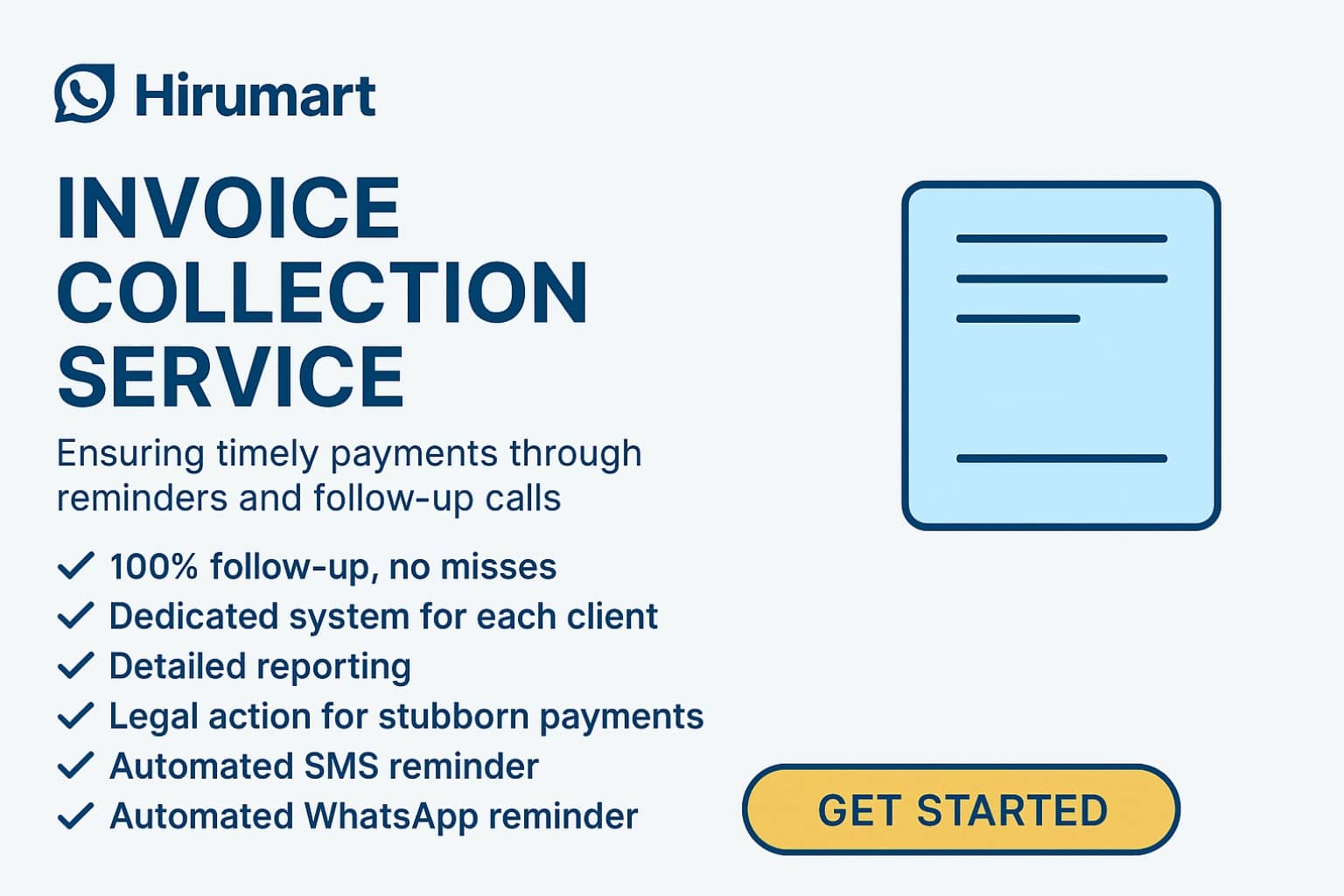 Payment reminder system with calls SMS WhatsApp and email