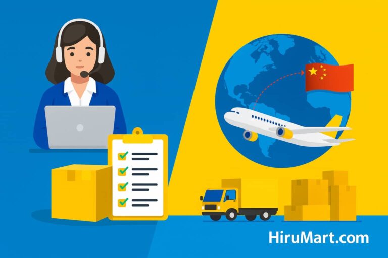 China to Sri Lanka Sea & Air Cargo Service